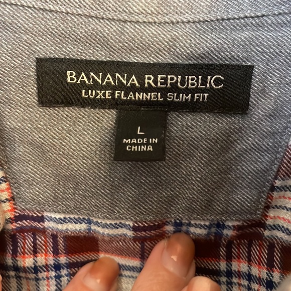 Banana Republic Luxe Flannel Slim Fit - Picture 9 of 11